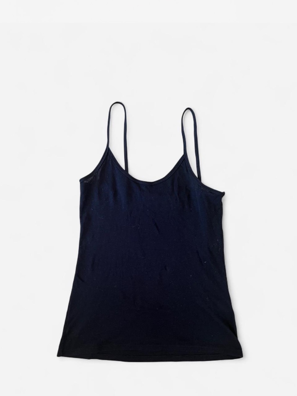 Petit Bateau Women’s Black Spaghetti Strap Tank Top